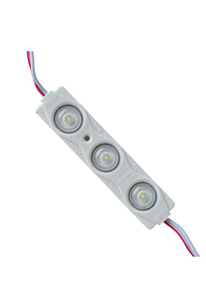 ZEMBİL 2 Adet 12V 3 Ledli Parmak Led Modül 1.5w 2835 Smd Mercekli Beyaz