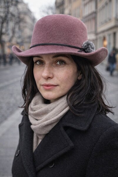 LAGRANZE Pălărie premium din păr de cămilă pentru femei