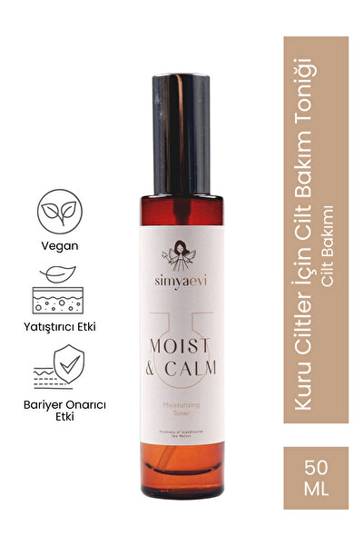 Simya Evi Moist&calm Kuru Ciltler Için Nazik Cilt Bakım Toniği