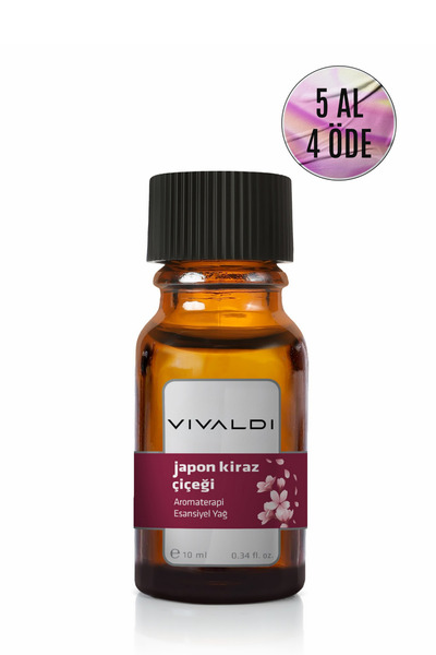 Vivaldi Home Japon Kiraz Çiçeği Uçucu Yağ,buhurdanlık Yağı,doğal Uçucu Yağ,od...