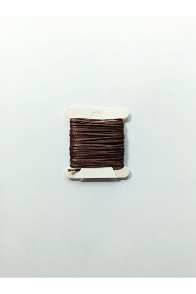 Eskişehir hobi sanat 1 mm, 3 metri, culoare maro elegant, șnur ceară, piele d...