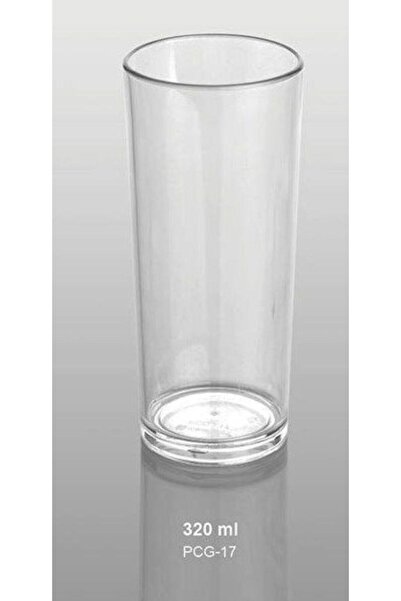 KOCHER Kırılmaz Polikarbon Plastik Bardak 340 Ml Uzun - 12 Adet