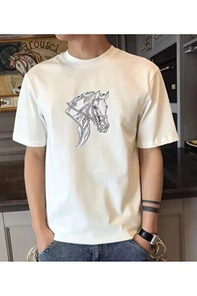 LELVANİ Tricou cu logo imprimat cu cal