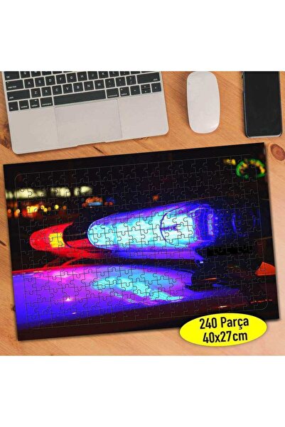 Asilmeydan Acil Durum Polis Sirenleri 240 Parça Puzzle Yapboz-185887181