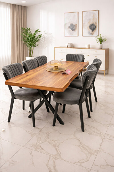 Ecrin Mobilya Yemek masası 6 kişilik