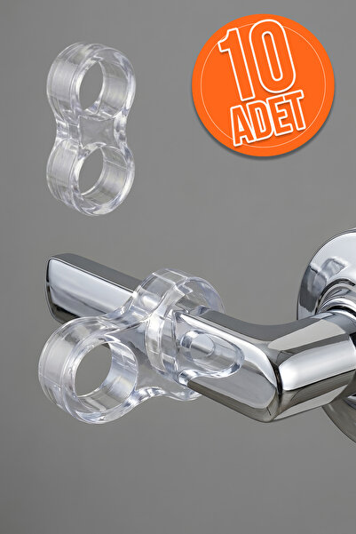 KRGZ HRD 10 Adet Plastik Kapı Kolu Stoperi Kapı Kolu Tamponu