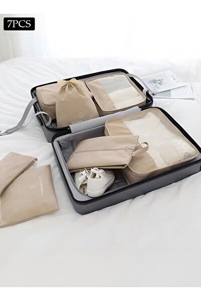 DOMEET 7 Piece Travel Organizer Bags for Luggage, Waterproof and Durable Trav...