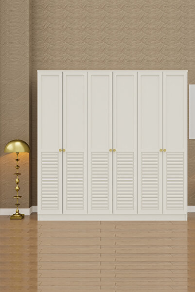 Fly Mobilya VALENCİA 6 KAPAKLI GARDIROP