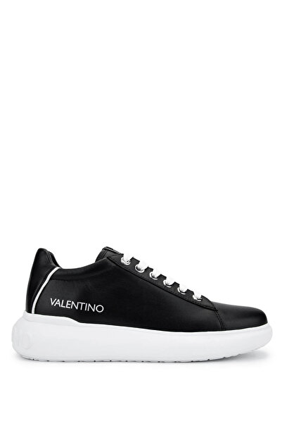 Mario Valentino Unisex Hakiki Deri Siyah/Beyaz Sneakers & Spor Ayakkabı