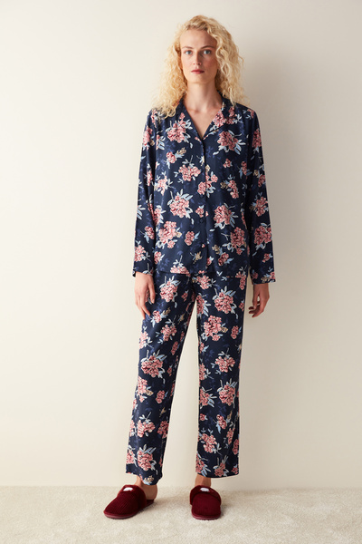 Penti Multi-Colored Flowers Pants Pajama Set