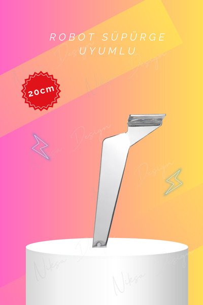 NİKSA METAL TABANCA 20CM METAL AYAK, KOLTUK AYAĞI, TV ÜNİTE AYAĞI, MOBİYA AYA...