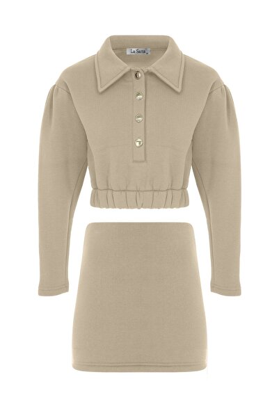 La Sarta Σετ φούστα φούτερ Berry Bliss Bottom Top