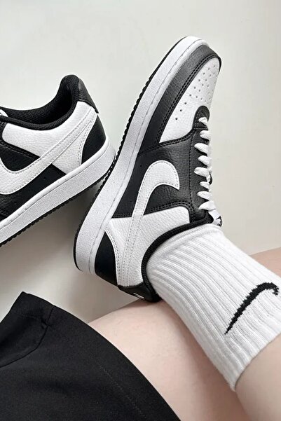 Nike Court Vision Lo Nn Womens Sneaker Women's Casual Sports Shoes Black-White