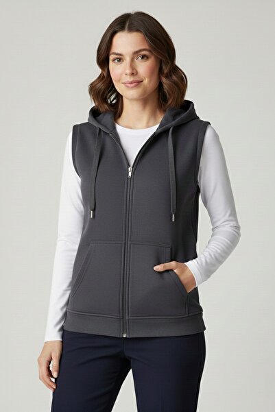 Syla Studio Gaul Women's Zero Sleeve Hooded Cardigan and Long Sleeve T-Shirt Set