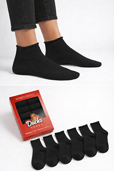 KaeLaurean Дамски 4-пакет памучни чорапи без ластик, без шевове, еластични, н...