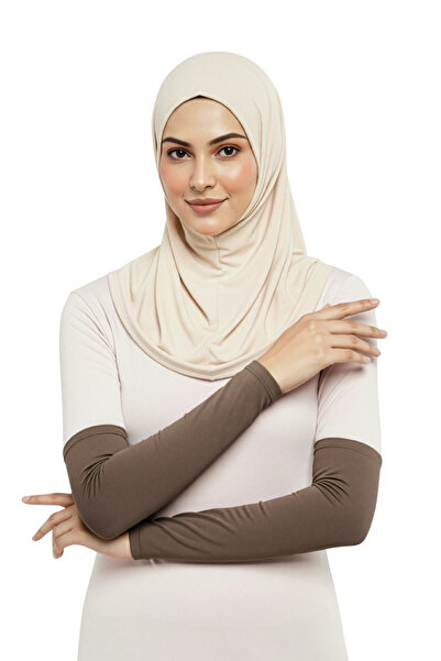 Altobeh Maneca practică Hijab Maneca de rugăciune din bumbac pieptănat nurcă ...