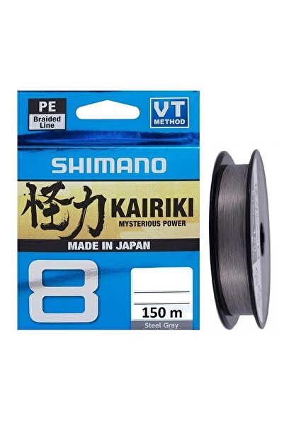 Shimano Kairiki 8 Сталево-сірий Міна 150 м 0,19 мм