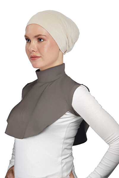 Altobeh Прямий рибальський комір з гумкою, трикотажний хусткований комір - те...