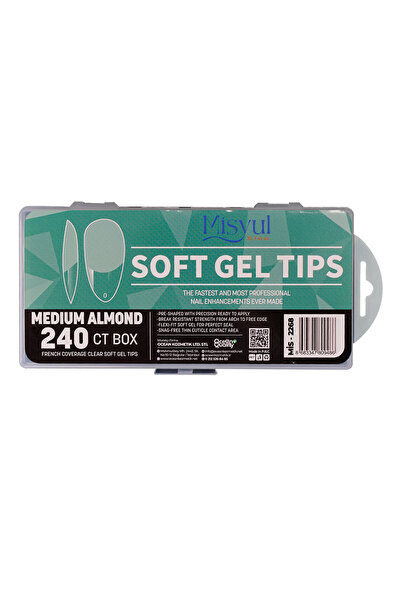 Misyul Soft Jel Tips Protez Tırnak Tips Uzatma Yeni Nesil 240 Adet