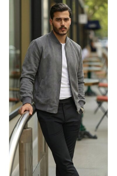 Zerenyus سترة رجالية من قماش السكوبا السويدي