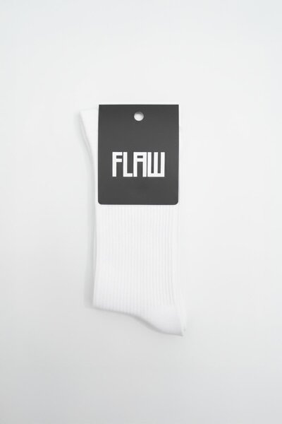 Flaw Wear Basic Uzun Çorap Beyaz