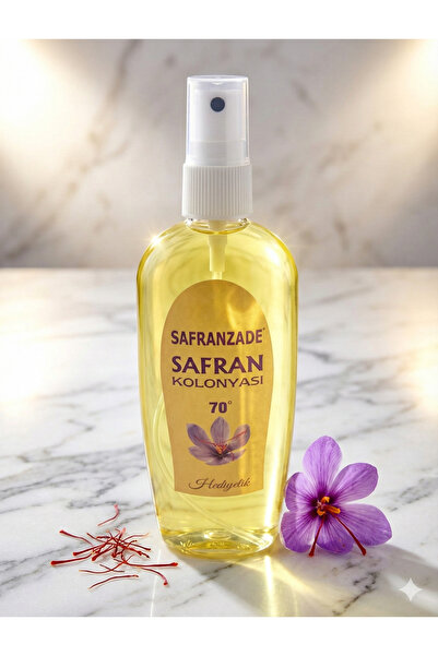 SAFRANZADE Sprey Safran Kolonyası 70° - Gerçek Safran Özlü Lüks ve Doğal İçerik