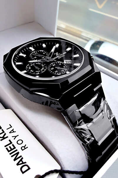 Daniel Klein Royal Original Men's Wristwatch 3 Atm Water Resistant Black Colo...