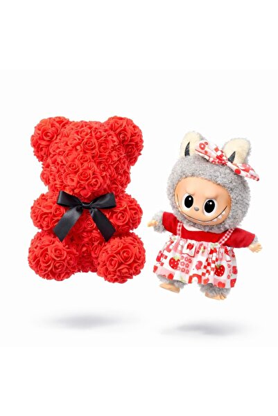 OEM Cadou Valentine’s Day / Cadou Valentines Day Labubu și Ursuleț din Tranda...