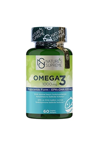Nature's Supreme Omega 3 1000 Mg 60 Kapsül