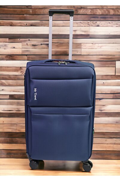 OEM Troler mediu My Travel B-001 24" 4 roți pivotante 60x40x26 cm bleumarin