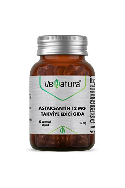 VeNatura Astaksantin 12 Mg 30 Kapsül