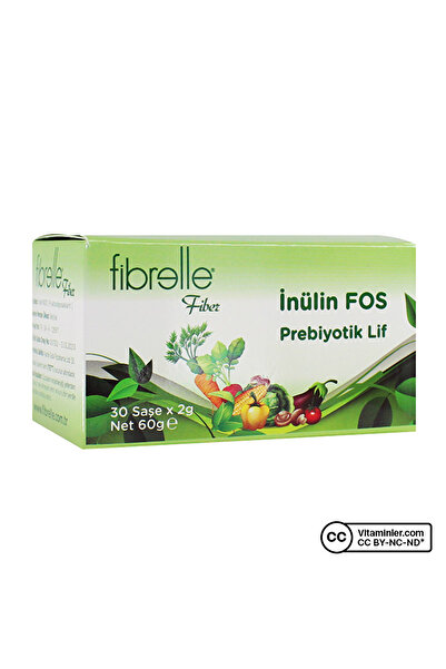 Fibrelle İnülin Fos Prebiyotik Lif 30 Saşe x 2 Gr