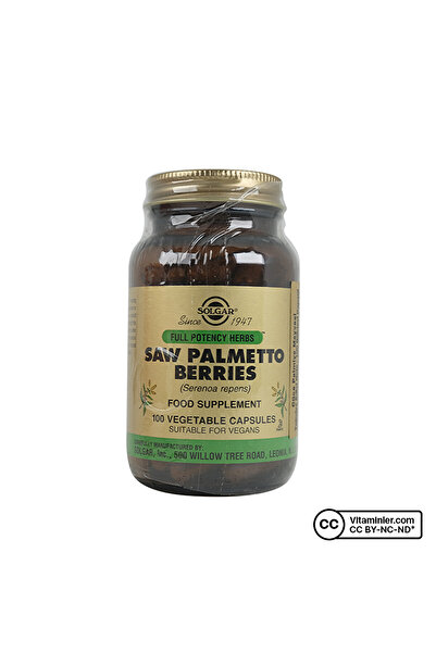 Solgar Saw Palmetto Berries 100 Kapsül