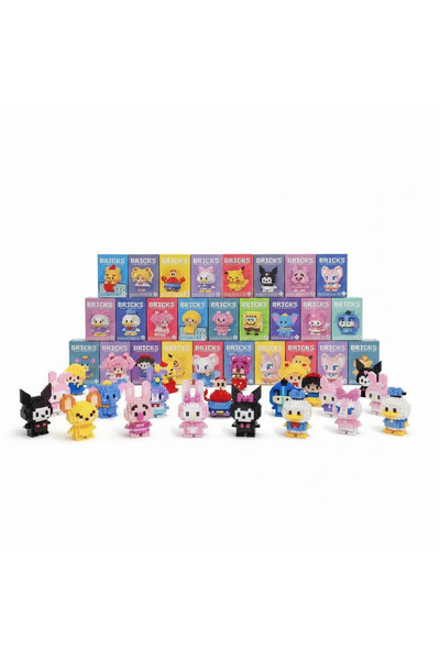 moderniko Bricks 3D puzzle (3 Adet Rastgele Bricks Figürü)