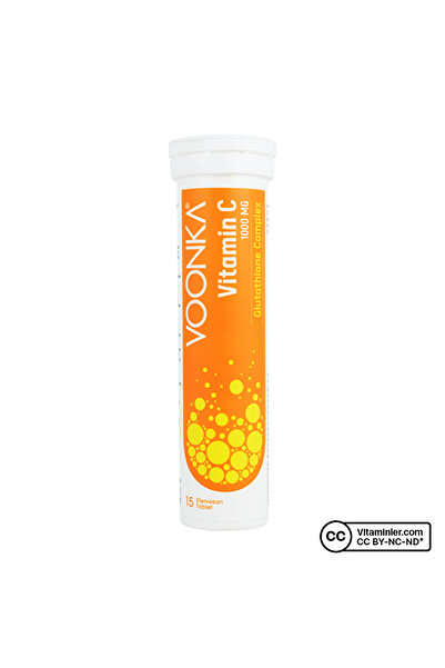 Voonka Vitamin C Glutathione Complex 15 Efervesan Tablet