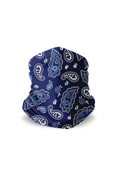 MUSCLECLOTH Çok Amaçlı Boyunluk Blue Pateh