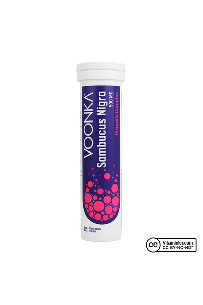 Voonka Sambucus Nigra Propolis Complex 15 Efervesan Tablet