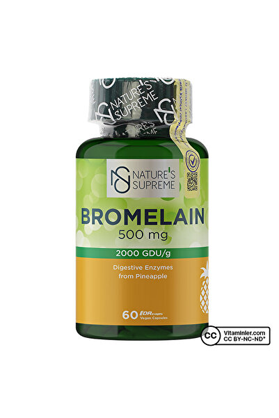 Nature's Supreme Bromelain 60 Kapsül