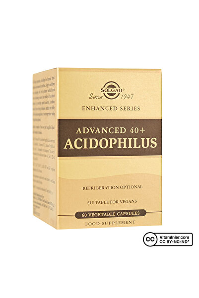 Solgar Advanced 40+ Acidophilus 60 Kapsül