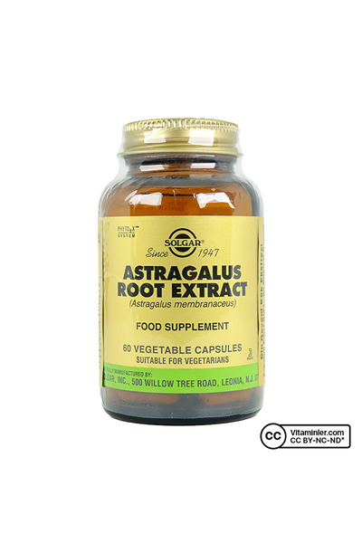 Solgar Astragalus Root Extract 60 Kapsül
