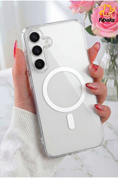 Fibaks Samsung Galaxy S23 Plus Kılıf Kamera Çıkıntılı Magsafe Wireless Şarj S...