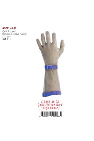 Alpargos Çelik Eldiven Konşlu Dirseğe Kadar XL