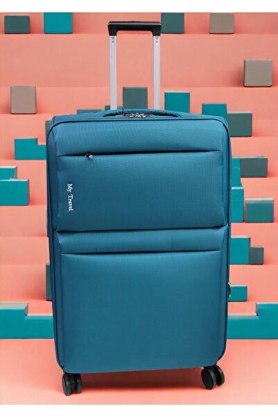 OEM Troler My Travel B-001, 28 inch, 4 roți pivotante, 70x47x32 cm, verde