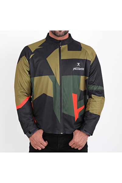 jaccover J-Camouflage Fermuarlı Jersey