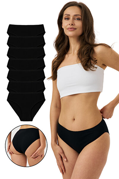 PAMORA Set de 7 chiloți bikini pentru femei - 95% bumbac 5% elastan |   Lenje...