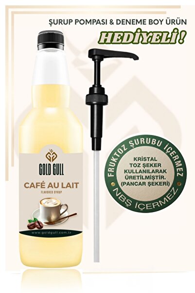 gold gull Cafe Au Lait Aromalı Kahve & Meyve Şurubu 700 ml.