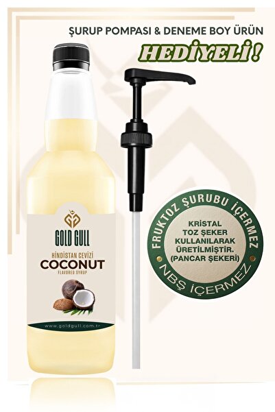 gold gull Hindistan Cevizi Aromalı Kahve Ve Meyve Şurubu 700 Ml.