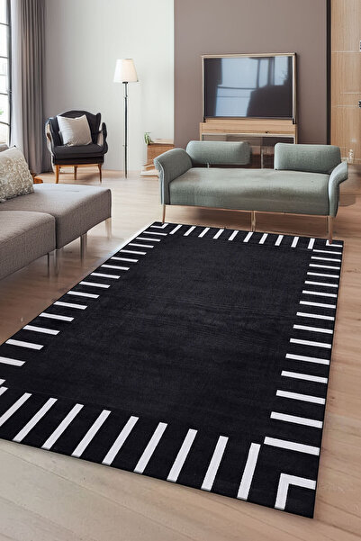 Decomia Home Covor digital anti-alunecare, lavabil, modern pentru sufragerie,...