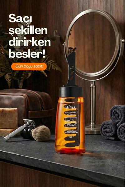 WOU World of Unique Wou Şekillendirici Jel Tarak Yeni Nesil Taraklı Jöle 260Ml.3 Adet