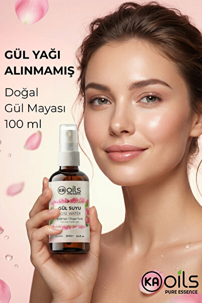 KAOils Pure Essence KAOils %100 Saf Gül Suyu (Rose Water) 100 ml - Doğal Gül ...